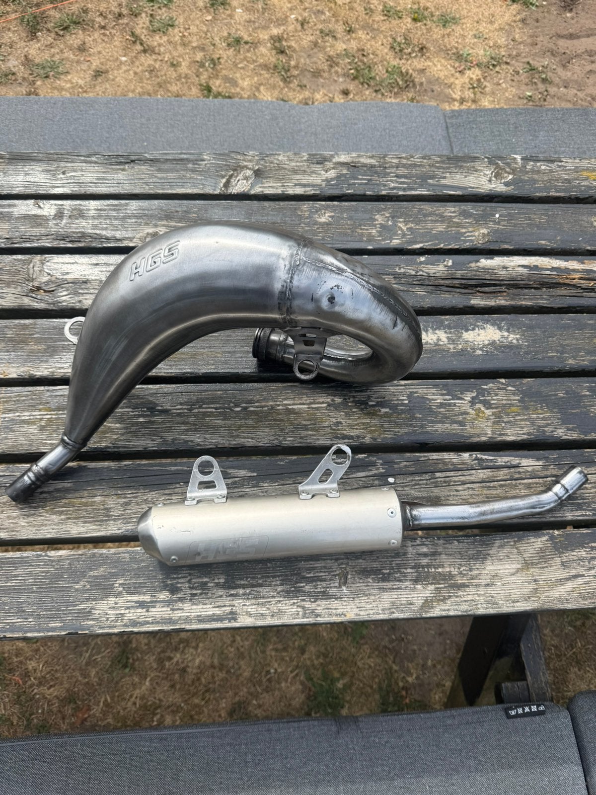 Hgs uitlaat sx 125 (“23 “24 “25) model, Ophalen of Verzenden, Zo goed als nieuw