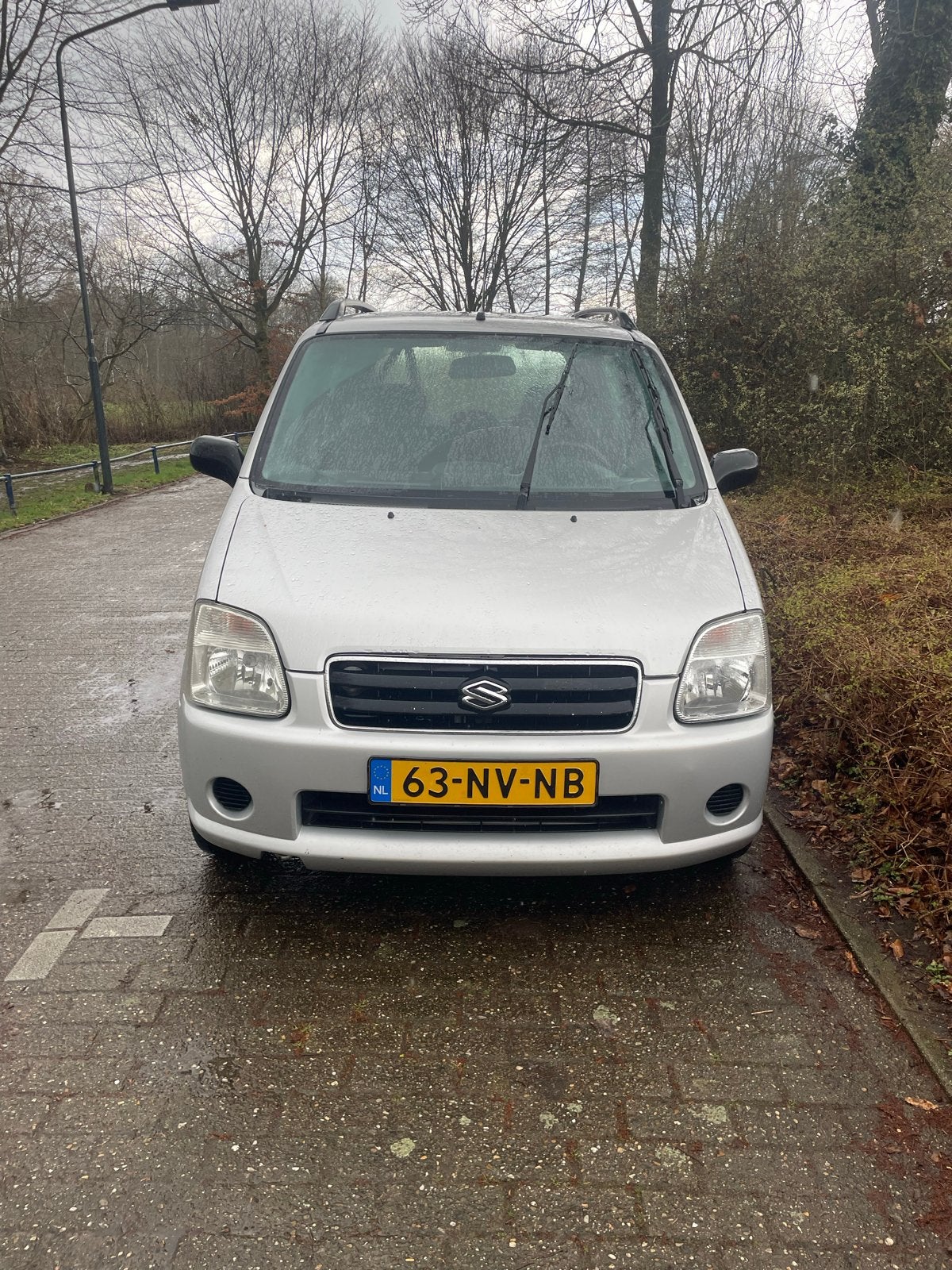 Suzuki Wagon R+ 1.3 2004 Grijs, Auto's, Voorwielaandrijving, 40 €/maand, Wagon R+, Origineel Nederlands