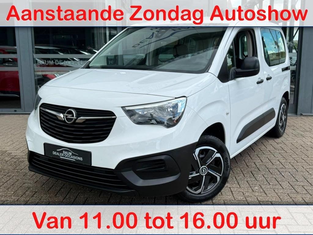 Opel COMBO 1.2 TOUR AIRCO 5PERS CRUISECONTROL 2xSCHUIFDEUR., Auto's, Opel, Gebruikt, Overige modellen, Wit, Bedrijf