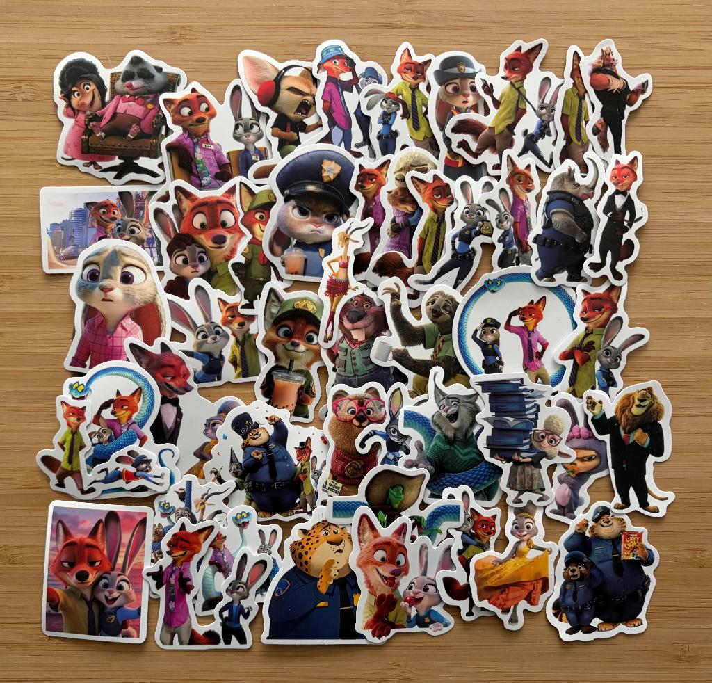 Zootopia stickers, Verzenden, Nieuw, Meerdere stickers