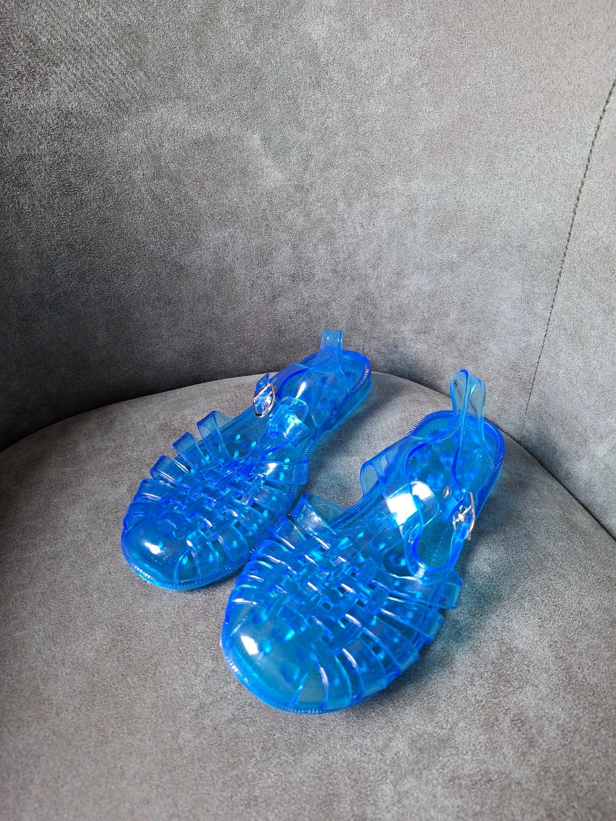 Blauwe waterschoenen maat 34, Ophalen, Gebruikt, Jongen of Meisje, Schoenen