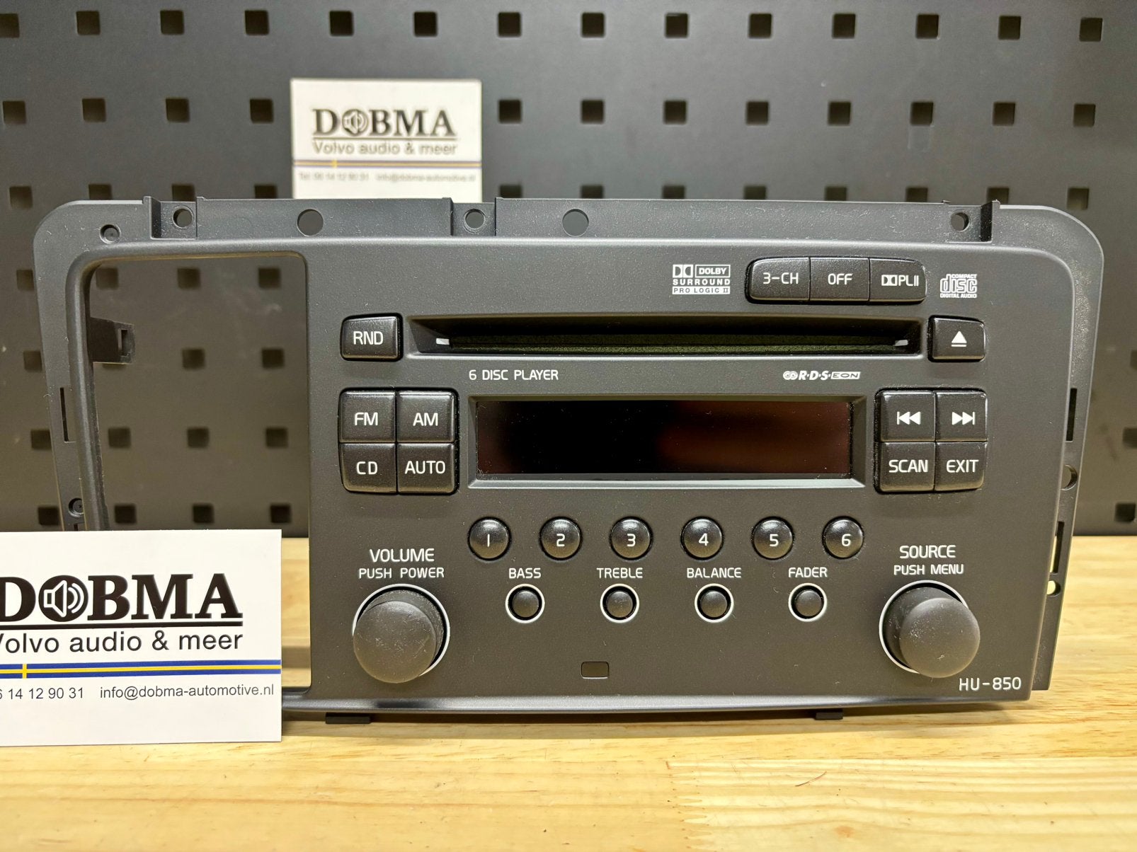 Volvo HU850 radio gereviseerd S60 V70 XC70 S80, Ophalen of Verzenden, Zo goed als nieuw, Volvo, X