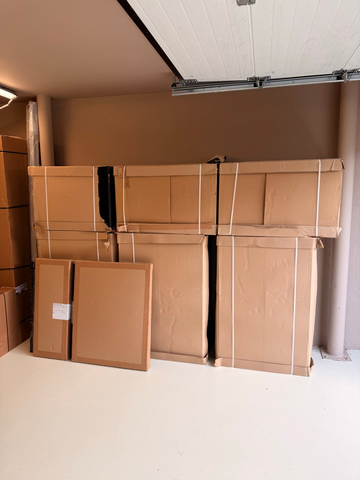 Nieuwe mat zwarte keukenkasten (6 stuks), Huis en Inrichting, Ophalen, 100 tot 150 cm, Zwart, Nieuw