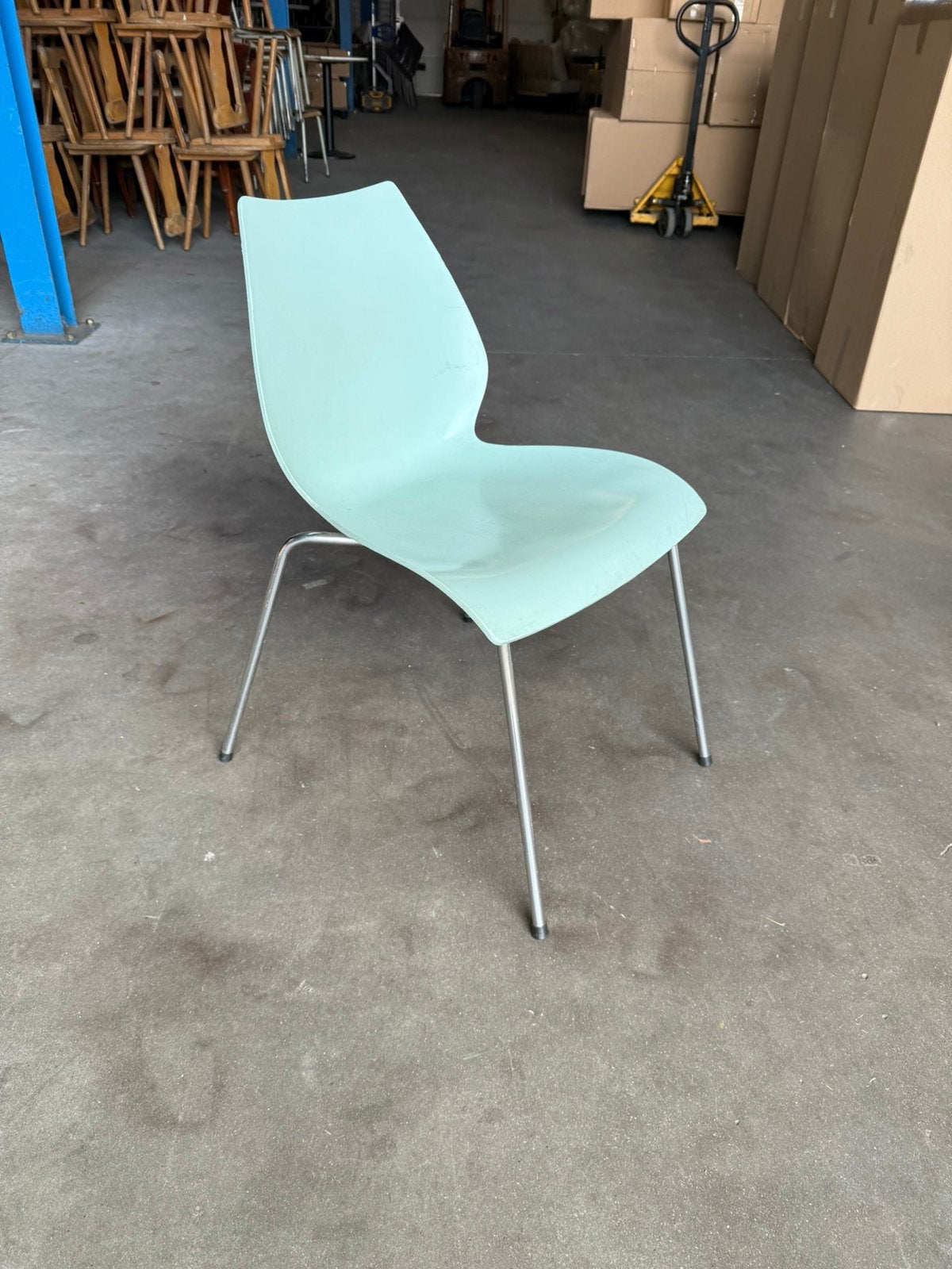 40 Kartell Maui stoelen stapelbaar, Kunststof, Gebruikt, Overige kleuren, Ophalen of Verzenden