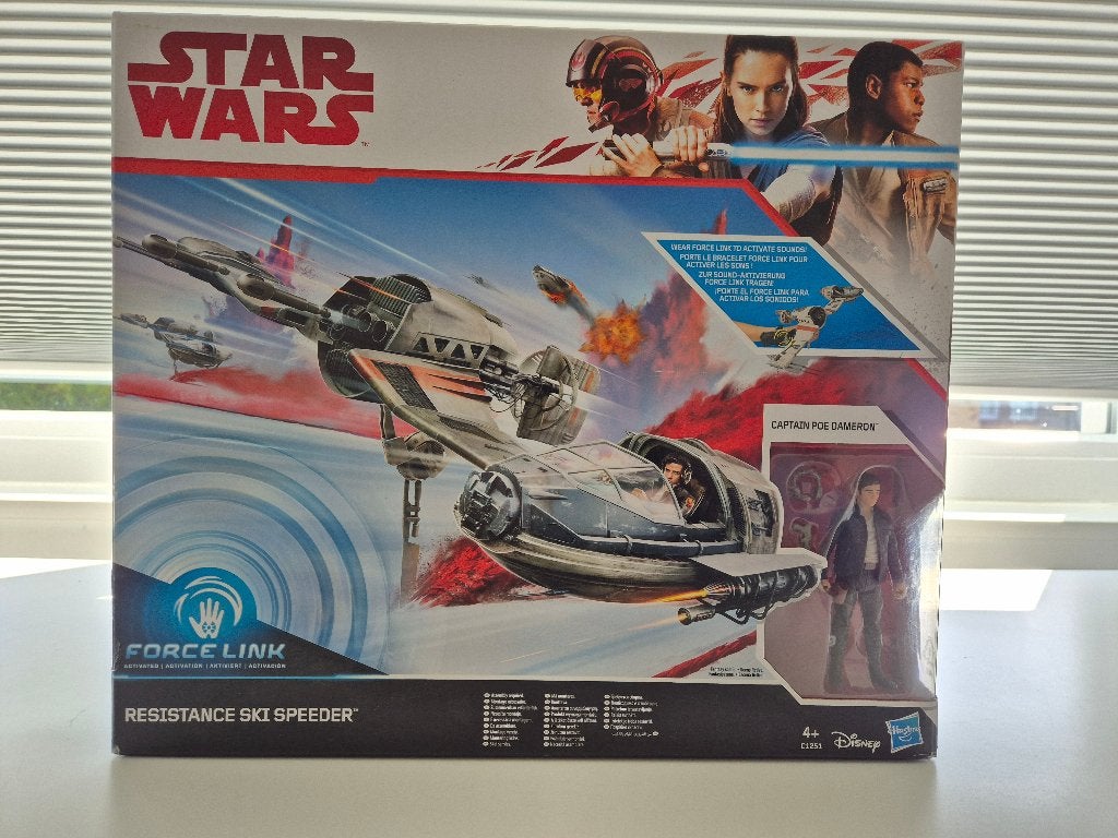 Star Wars Force Link 1.0 Resistance Ski Speeder + Po, Ophalen of Verzenden, Nieuw, Actiefiguurtje