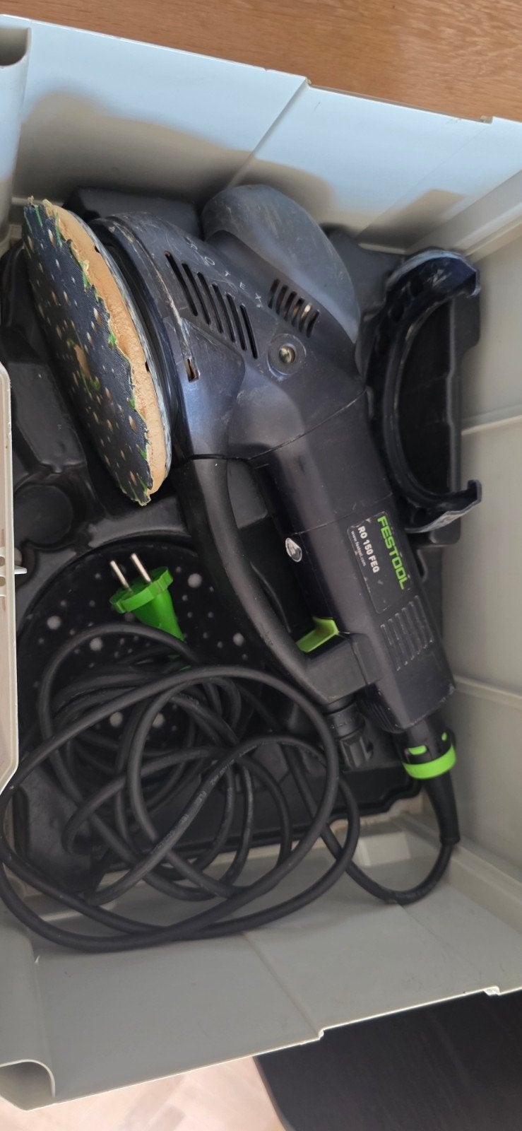Festool Rotex RO 150 FEQ Excentrische Schuurmachine, Ophalen of Verzenden, Gebruikt, 600 tot 1200 watt, Excentrische schuurmachine