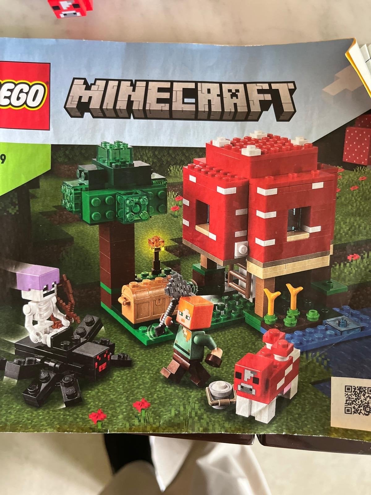 LEGO Minecraft De Paddestoelwoning Complete set, Ophalen, Gebruikt, Minecraft, Lego