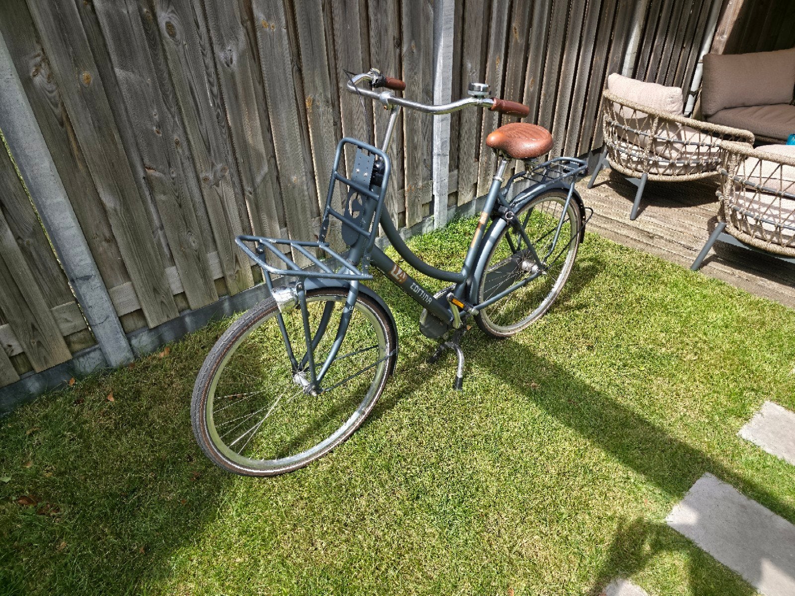 Cortina U4 Transport Damesfiets 57cm, 3 versnellingen, Terugtraprem, Gebruikt, Versnellingen, 56 cm of meer