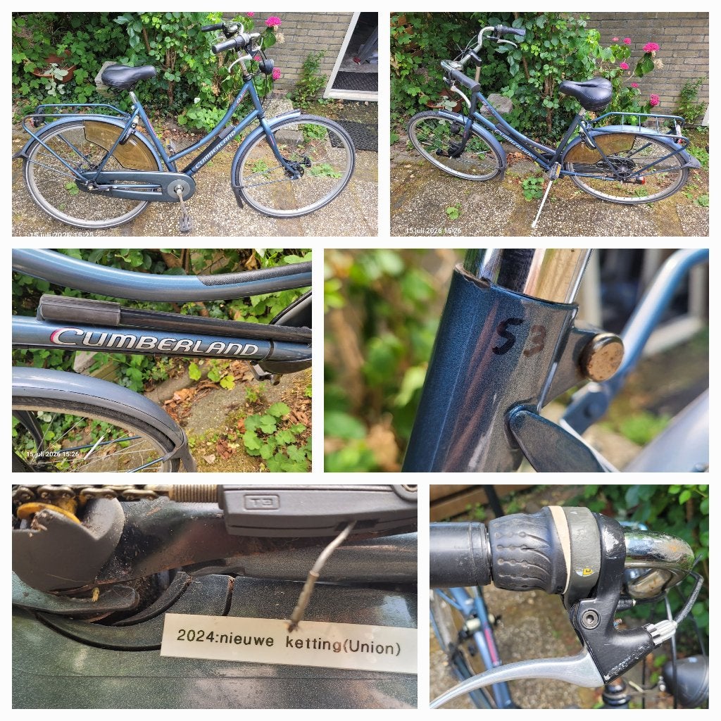 Damesfiets, Fietsen en Brommers, Fietsen | Dames | Damesfietsen, Versnellingen, Trommelrem, Ophalen, Overige merken