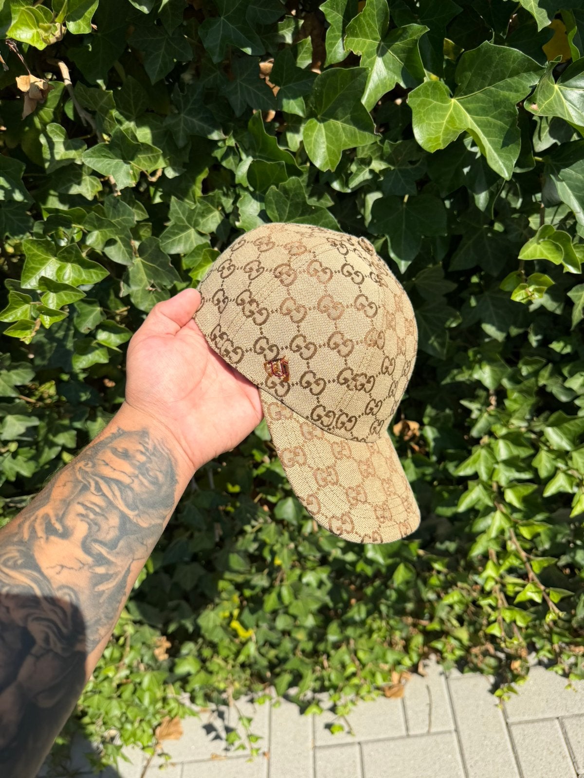 Gucci pet beige, Ophalen of Verzenden, Nieuw, 57 cm (M, 7⅛ inch) of minder, Pet