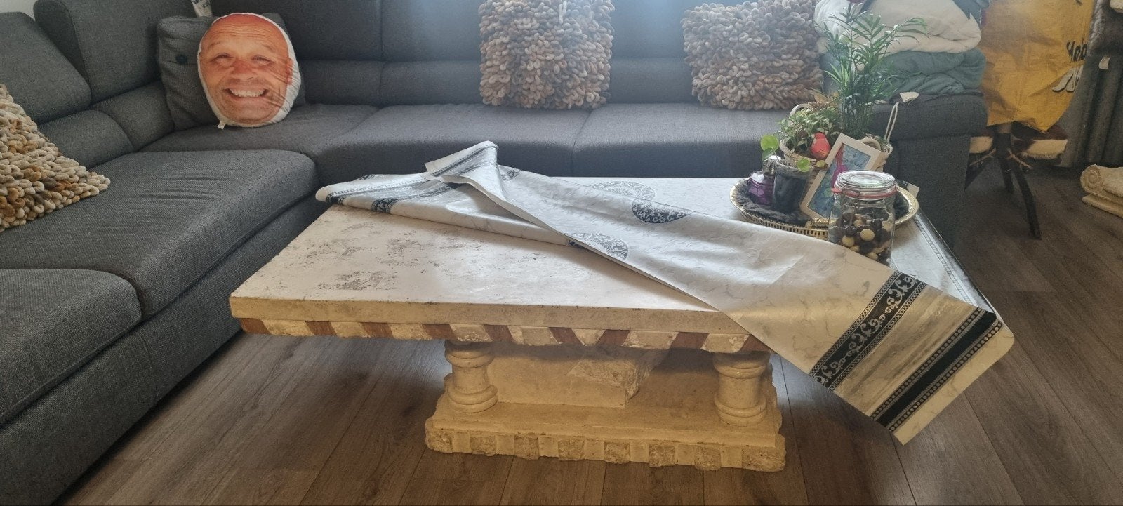 Complete Fosiel Meubels Set: Eethoek, Salontafel, TV-kast, Ophalen