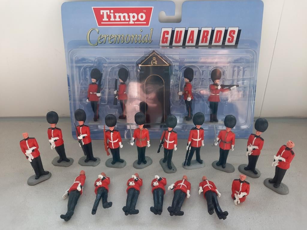 Timpo Royal Guards, met zeldzaam geweer, Verzamelen, Ophalen of Verzenden