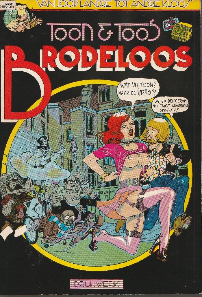 Toon & Toos Brodeloos - van Joop Landré tot André Kloos 1976, Gelezen, Eén stripboek, Diverse auteurs, Ophalen of Verzenden