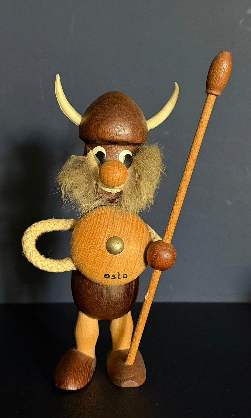 Vintage jaren ‘60 / ‘70 souvenir Oslo Noorwegen, Viking, Ophalen of Verzenden, Gebruikt