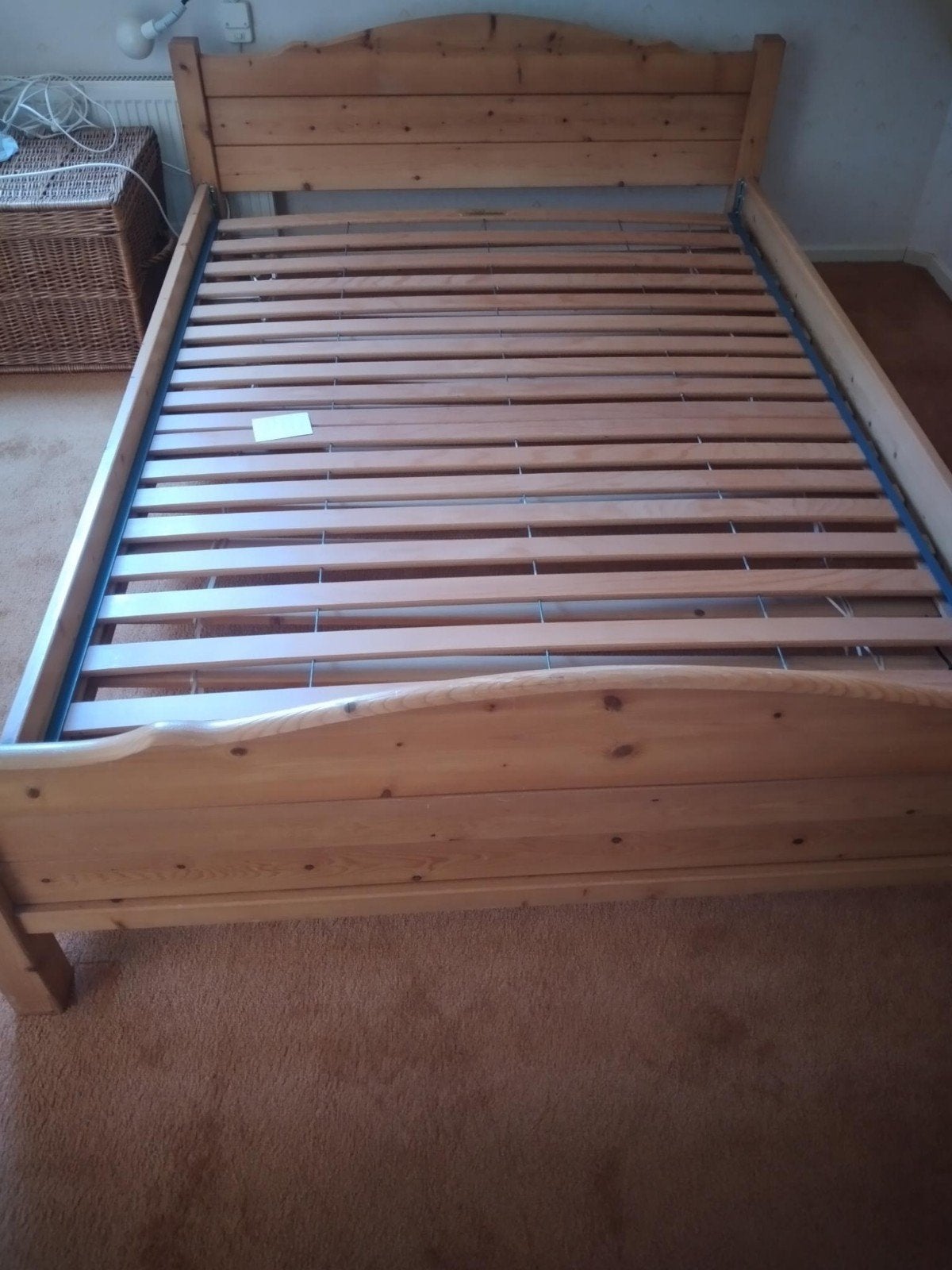 Ledikant 1 persoons, Huis en Inrichting, Ophalen, Gebruikt, 90 cm, Eenpersoons