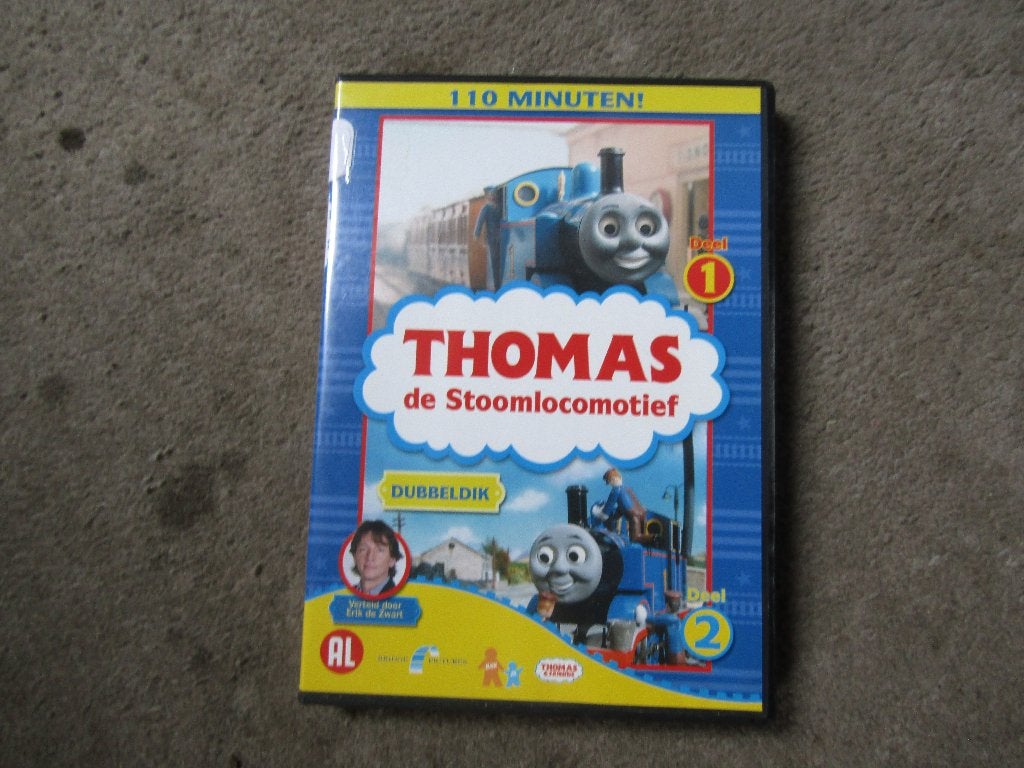 DVD: Thomas de Stoomlocomotief deel 1 en 2, Gebruikt, Alle leeftijden, Overige genres, Overige typen