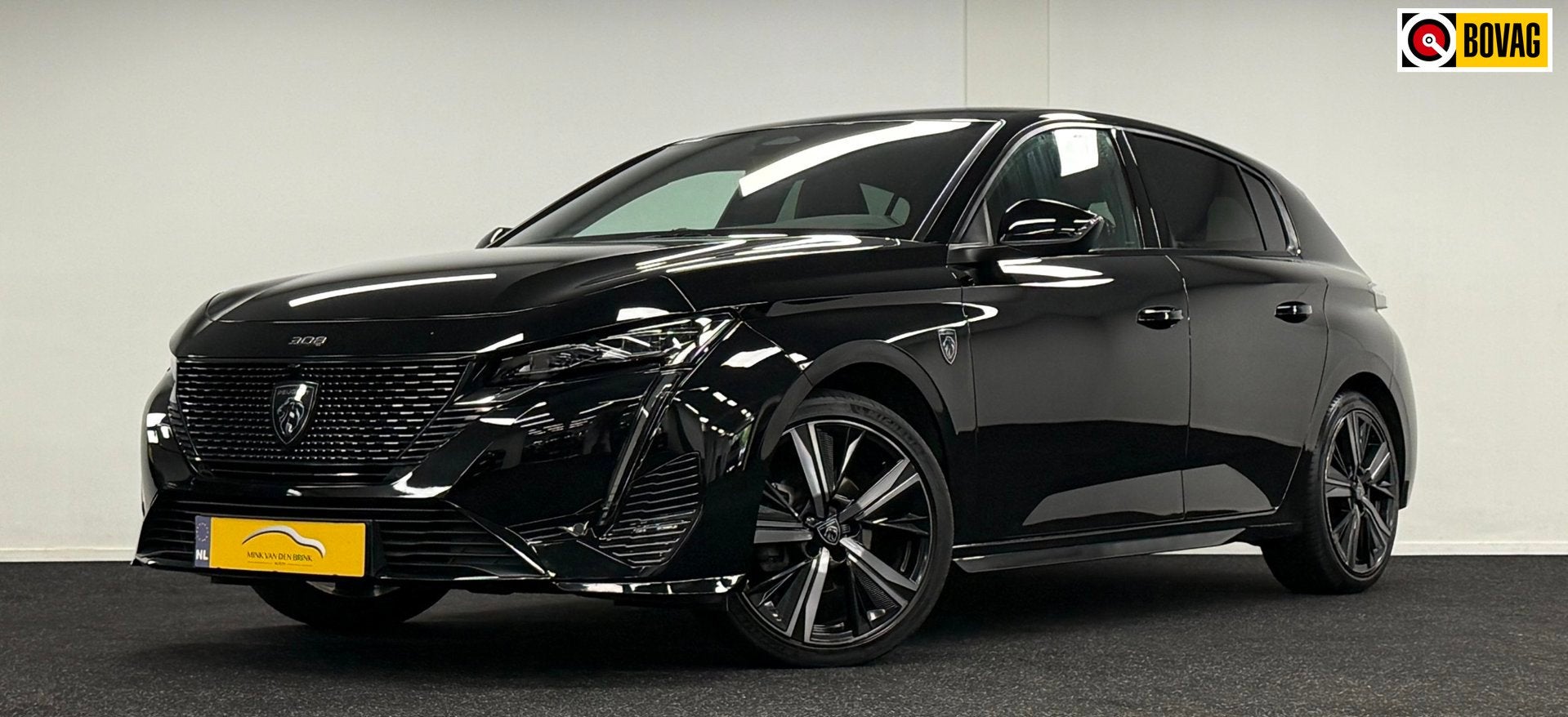Peugeot 308 1.2 PureTech GT Pack*Navi*Camera*Leder*AdaptiveC, Auto's, 1263 kg, Gebruikt, Zwart, 1199 cc