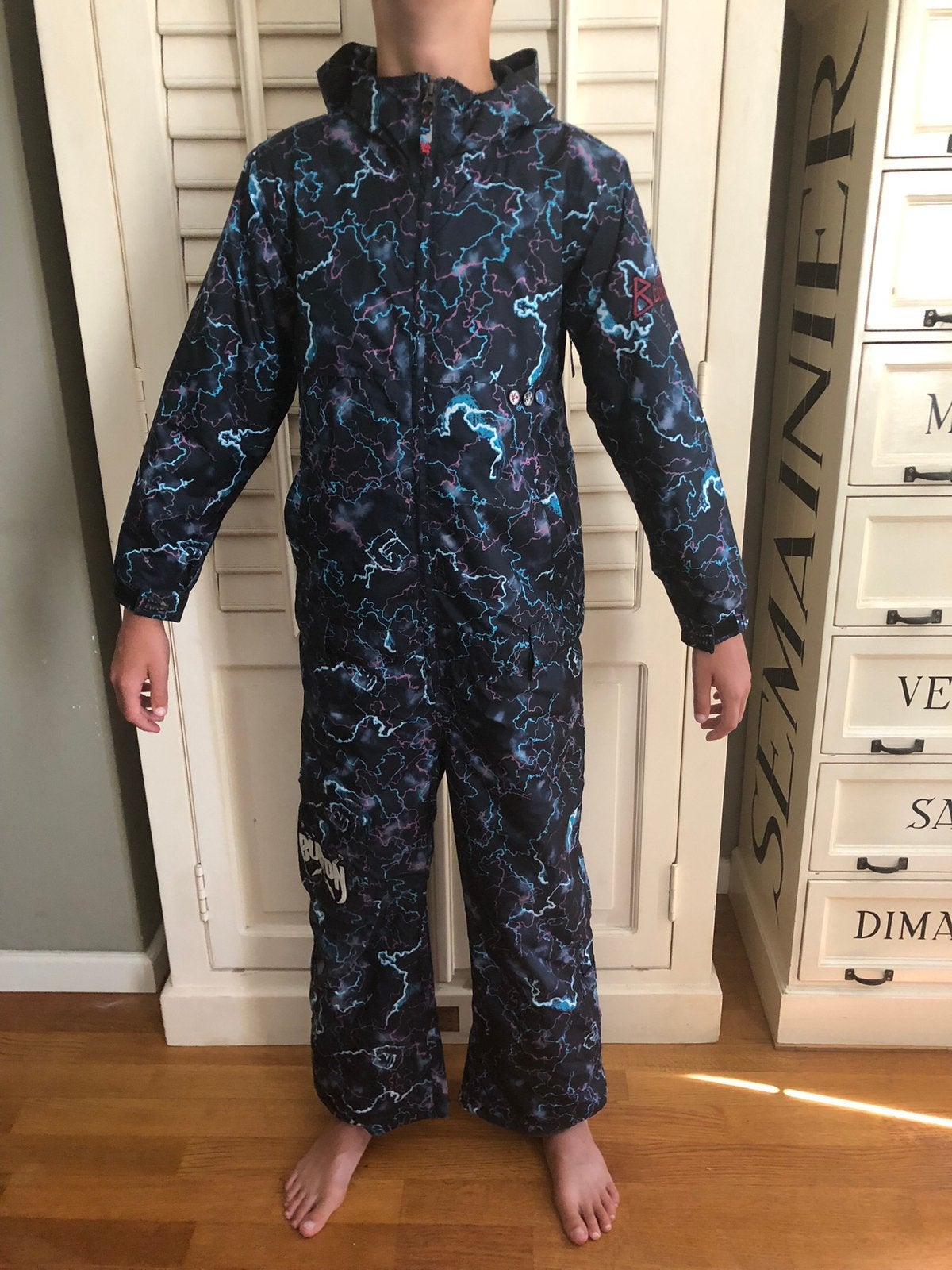 Burton skipak bliksem maat M, Ophalen of Verzenden, Gebruikt, Jongen of Meisje, Sport- of Zwemkleding