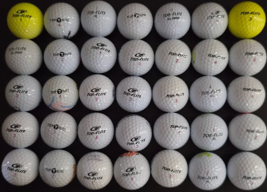 Golfballen TOP-FLITE XL Distance, Ophalen of Verzenden, Gebruikt, Bal(len), Overige merken