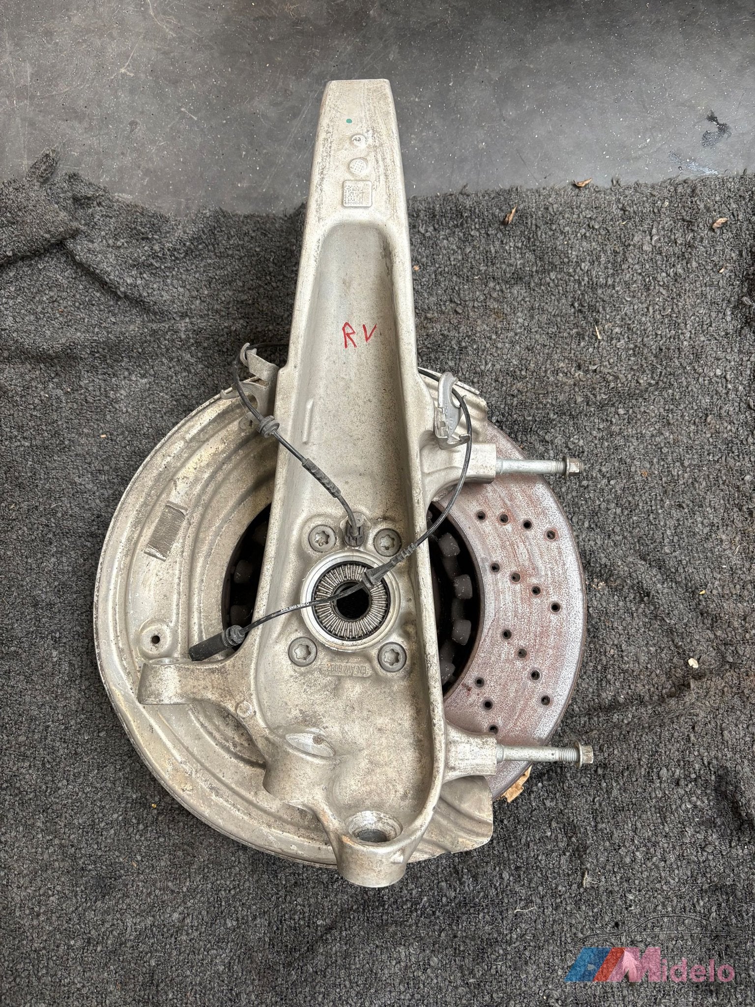 BMW M5 (G90) REMSCHIJF MET FUSEE RECHTS VOOR 7885512 7885654, Gebruikt, -, -, Ophalen of Verzenden