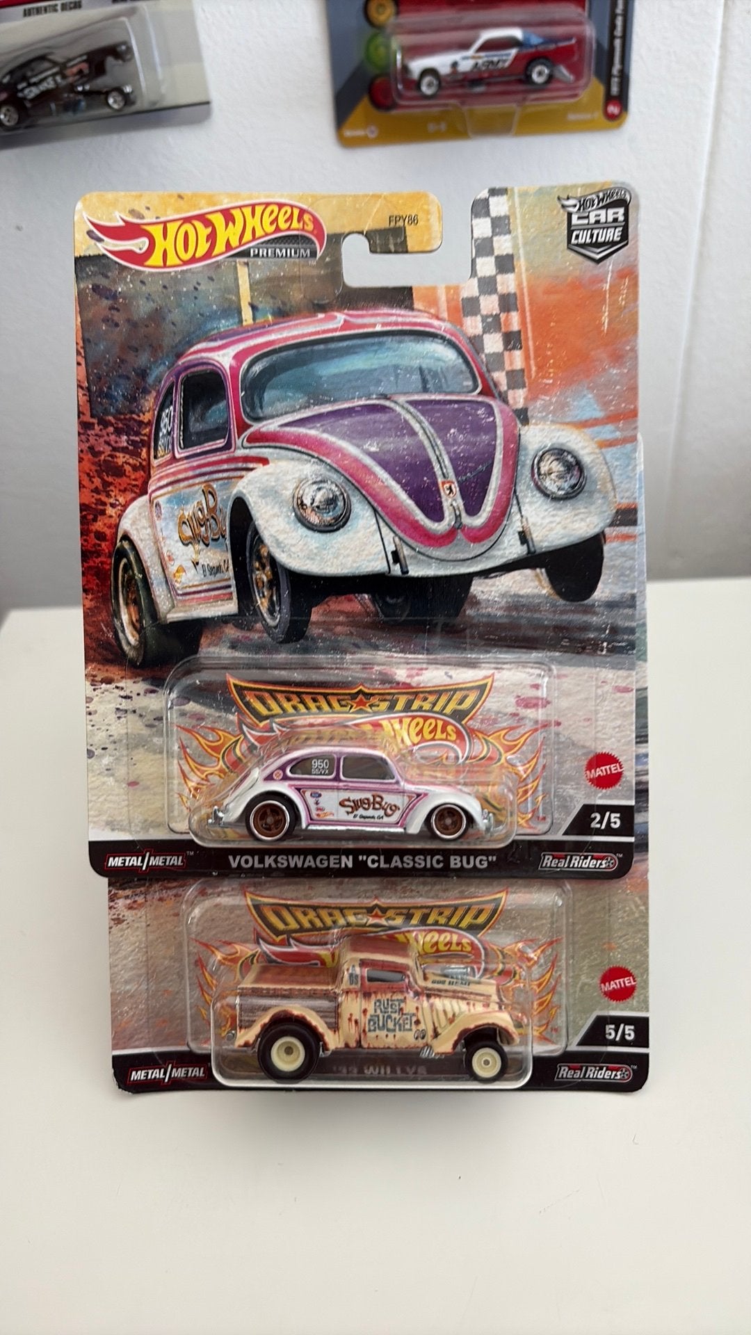 Hot Wheels Classic Bug & ‘33 Willy’s 1/64, Overige merken, 1:50 of kleiner, Auto, Ophalen of Verzenden