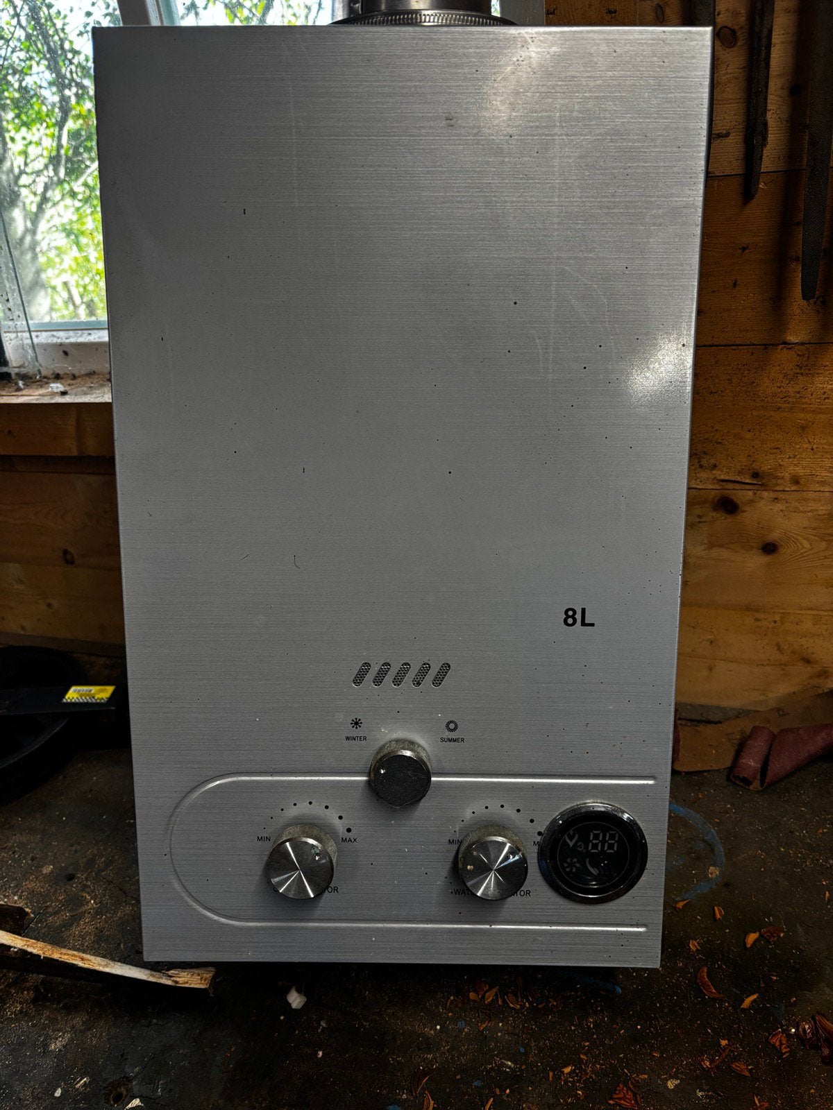 Geiser voor chalet/caravan zomerhuisje, Minder dan 20 liter, Ophalen, Gebruikt, Geiser