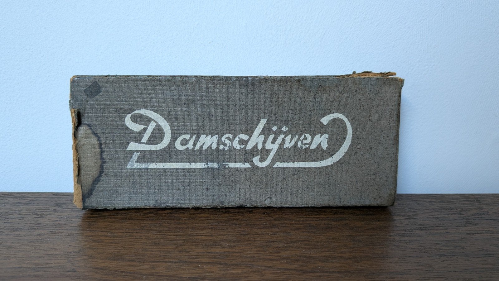 Vintage Homas Damschijven No. 6 - Compleet in originele doos, Een of twee spelers, Ophalen of Verzenden, Gebruikt, Homas