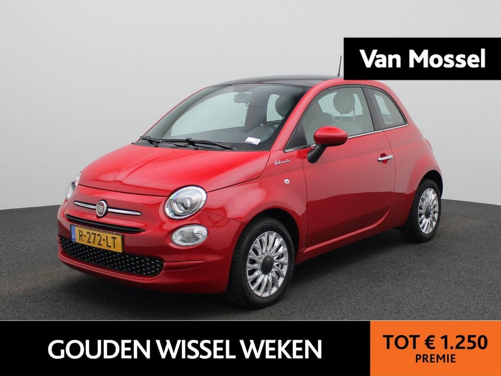Fiat 500 1.0 Hybrid Dolcevita, 12 maanden, Stof, Euro 6, 4 stoelen