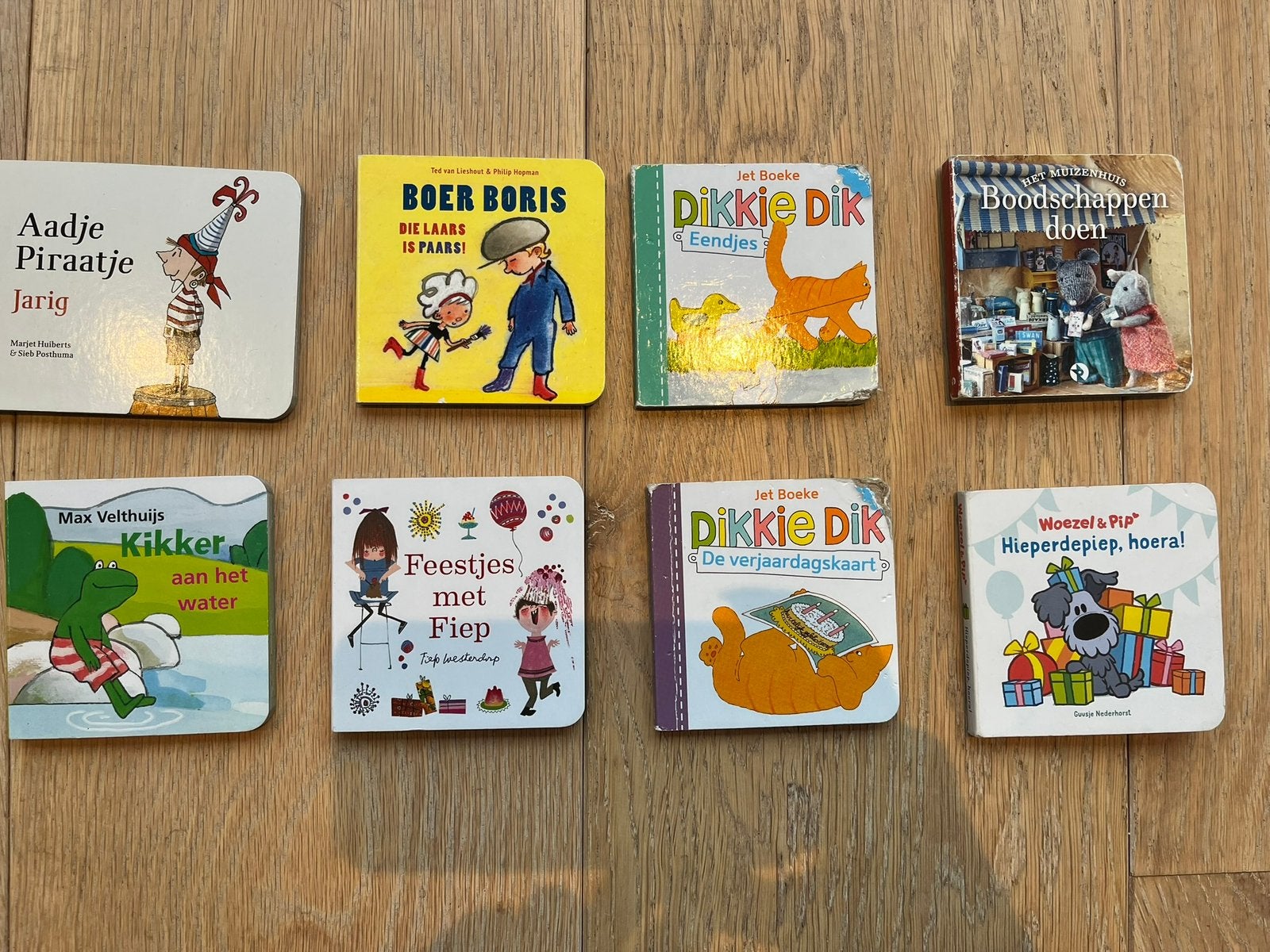 8 kleine boekjes Kikker Aadje Piraatje Dikke Dik Boer Boris, Boeken, Ophalen of Verzenden, Zo goed als nieuw, 2 tot 3 jaar
