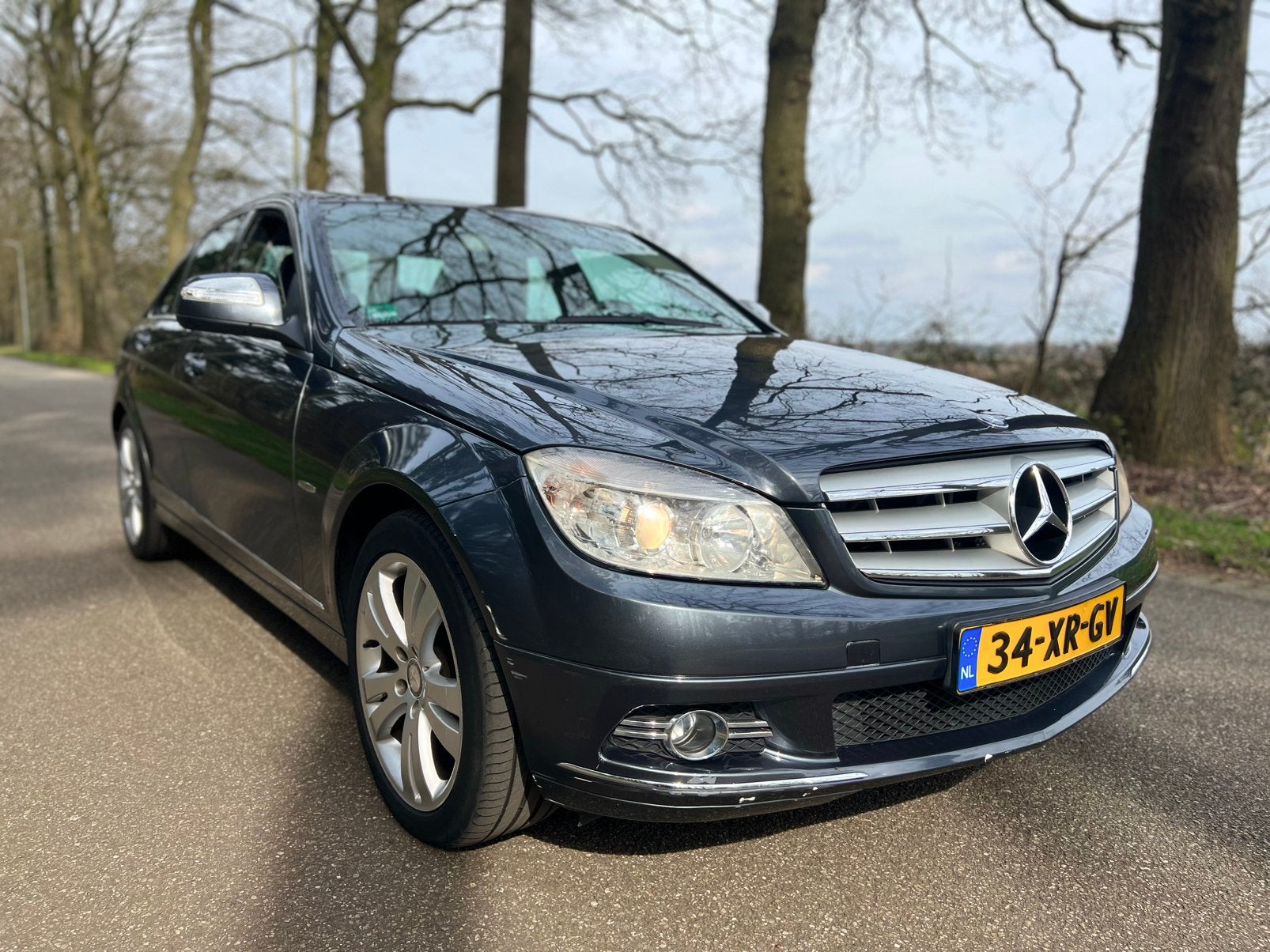 Mercedes-Benz C-Klasse 2.2 CDI C220 2007 YOUNGTIMER NW APK, Auto's, Achterwielaandrijving, 1800 kg, Origineel Nederlands, 1485 kg