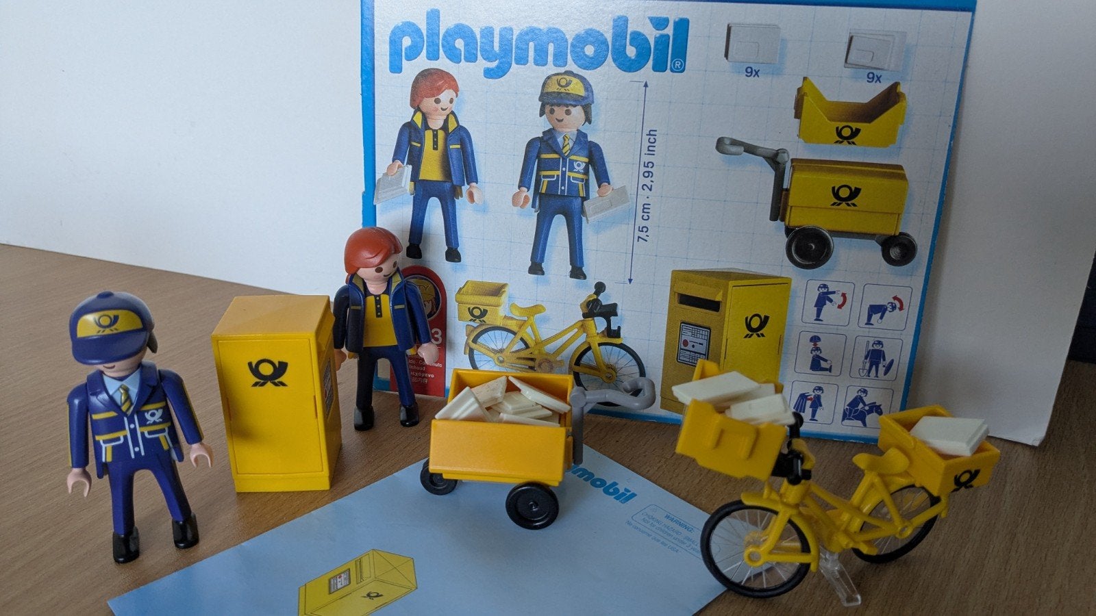 Playmobil postbode en team 4607+4403, Ophalen of Verzenden, Zo goed als nieuw