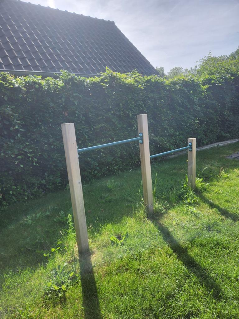 Outdoor optrekstang / calisthenics rek, Sport en Fitness, Ophalen, Gebruikt, Rug, Oprekstang
