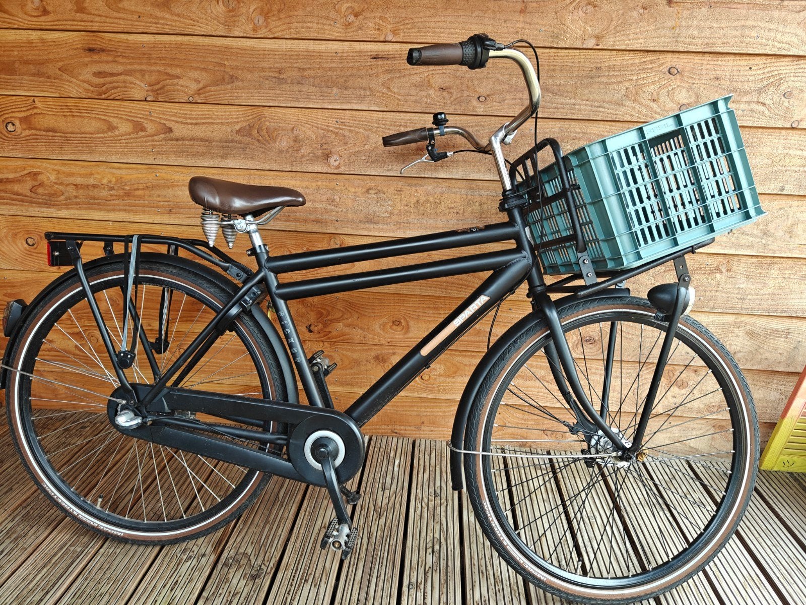 Sparta Pick-Up Classic Jongens fiets - Mat Zwart, Ophalen, Terugtraprem, Sparta, Gebruikt