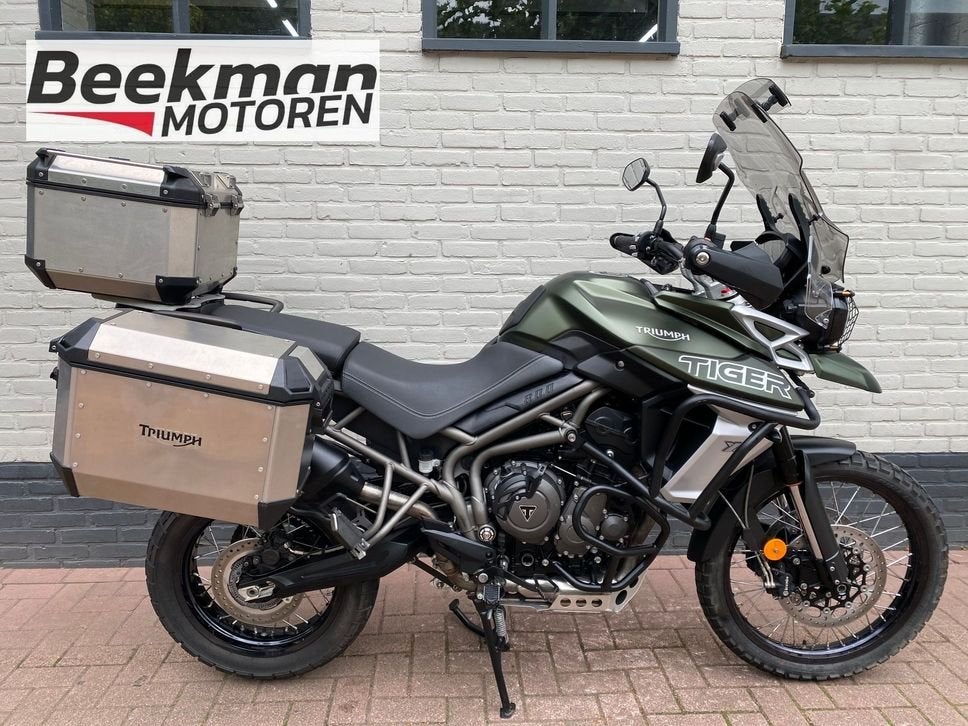 TRIUMPH TIGER 800 XCX (bj 2018) 36,255 km MATGROEN / KOFFERS, Motorrijbewijs A, Bedrijf, Meer dan 35 kW, Onbekend
