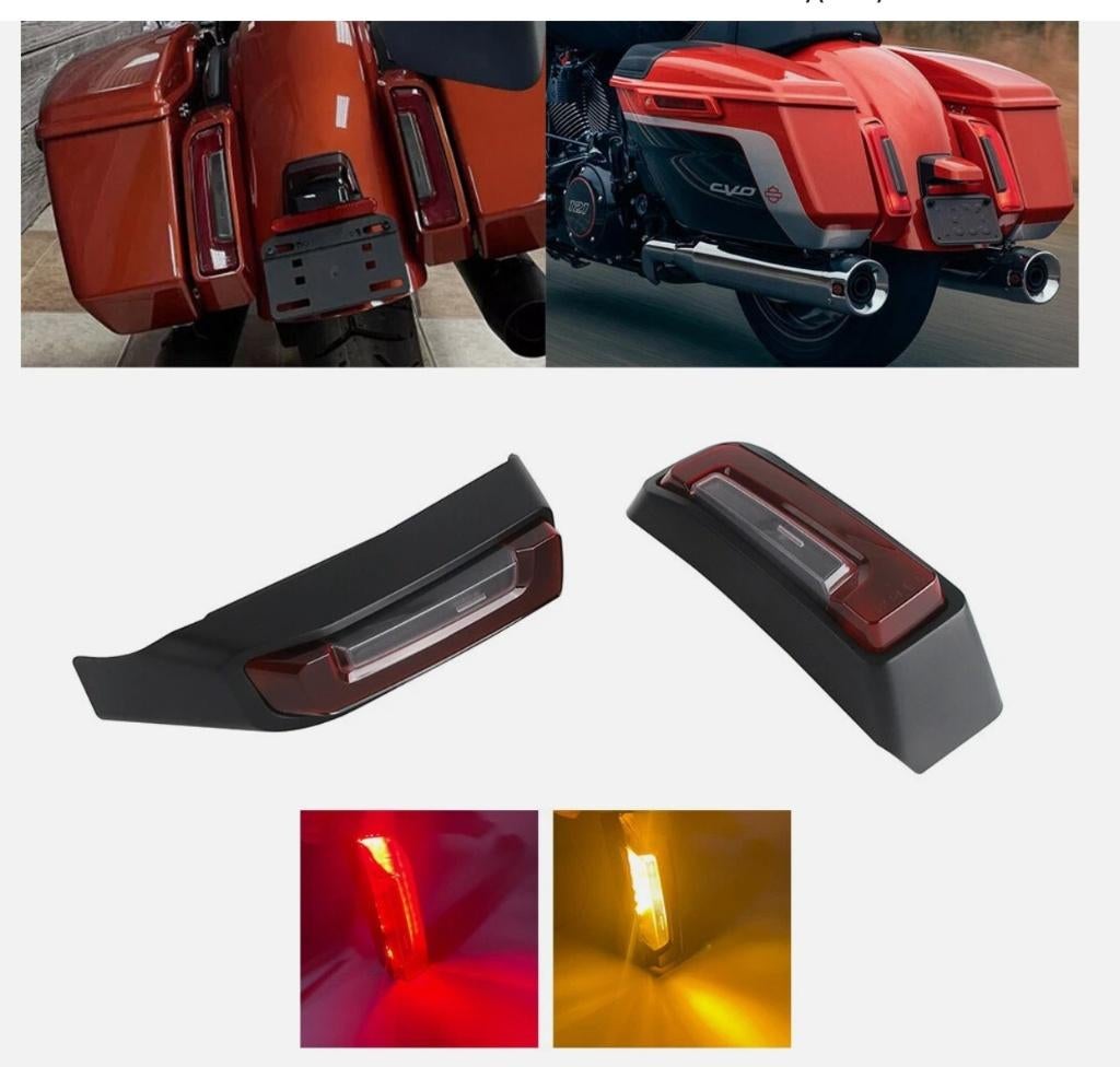 2024 Harley Road Glide CVO Rear Fender LED Saddle Bag, Motoren, Ophalen of Verzenden, Nieuw