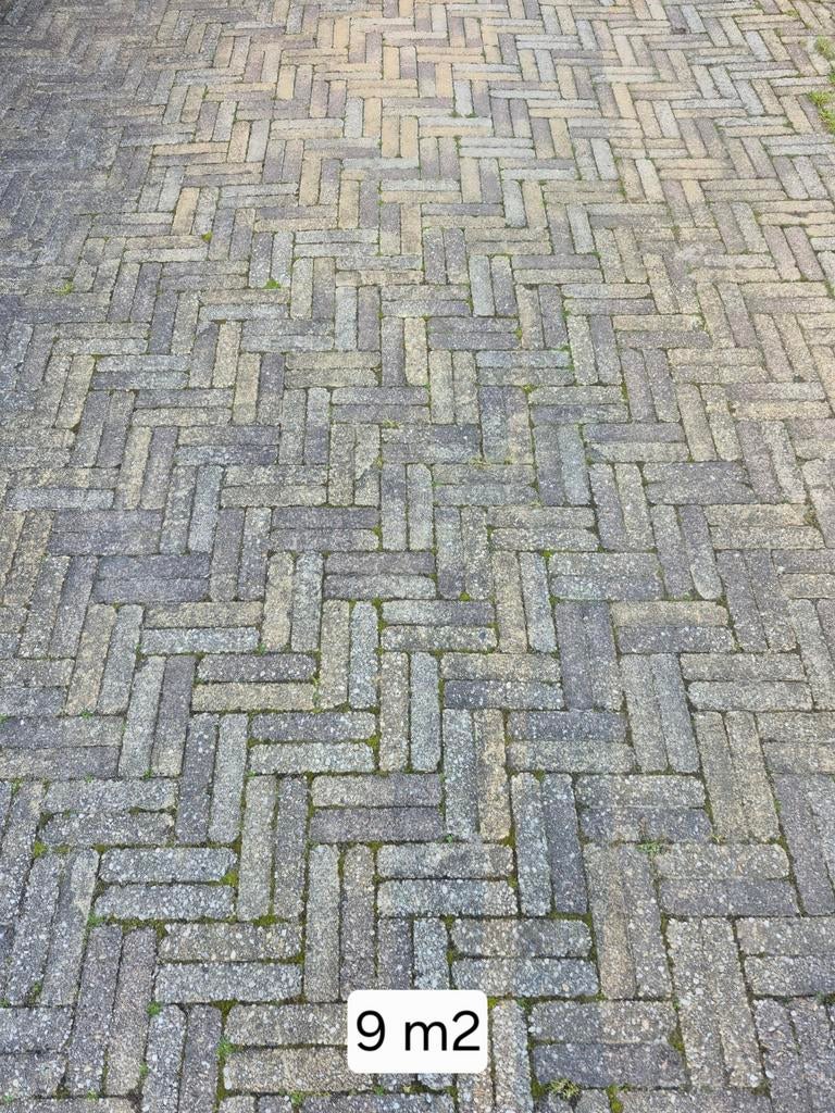 9 m2 Betonnen waaltjes GRATIS (later nog 55m2), Ophalen of Verzenden, Gebruikt, Beton, Klinkers