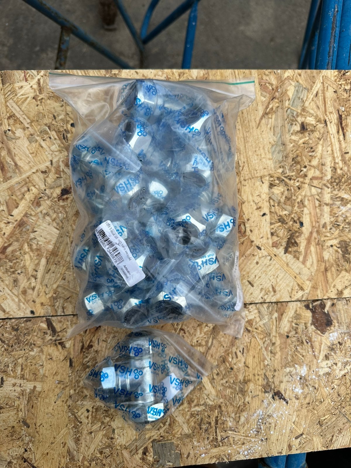 10x VSH verzinkt t- koppeling knel koppelingen 22mm, Ophalen of Verzenden, Nieuw