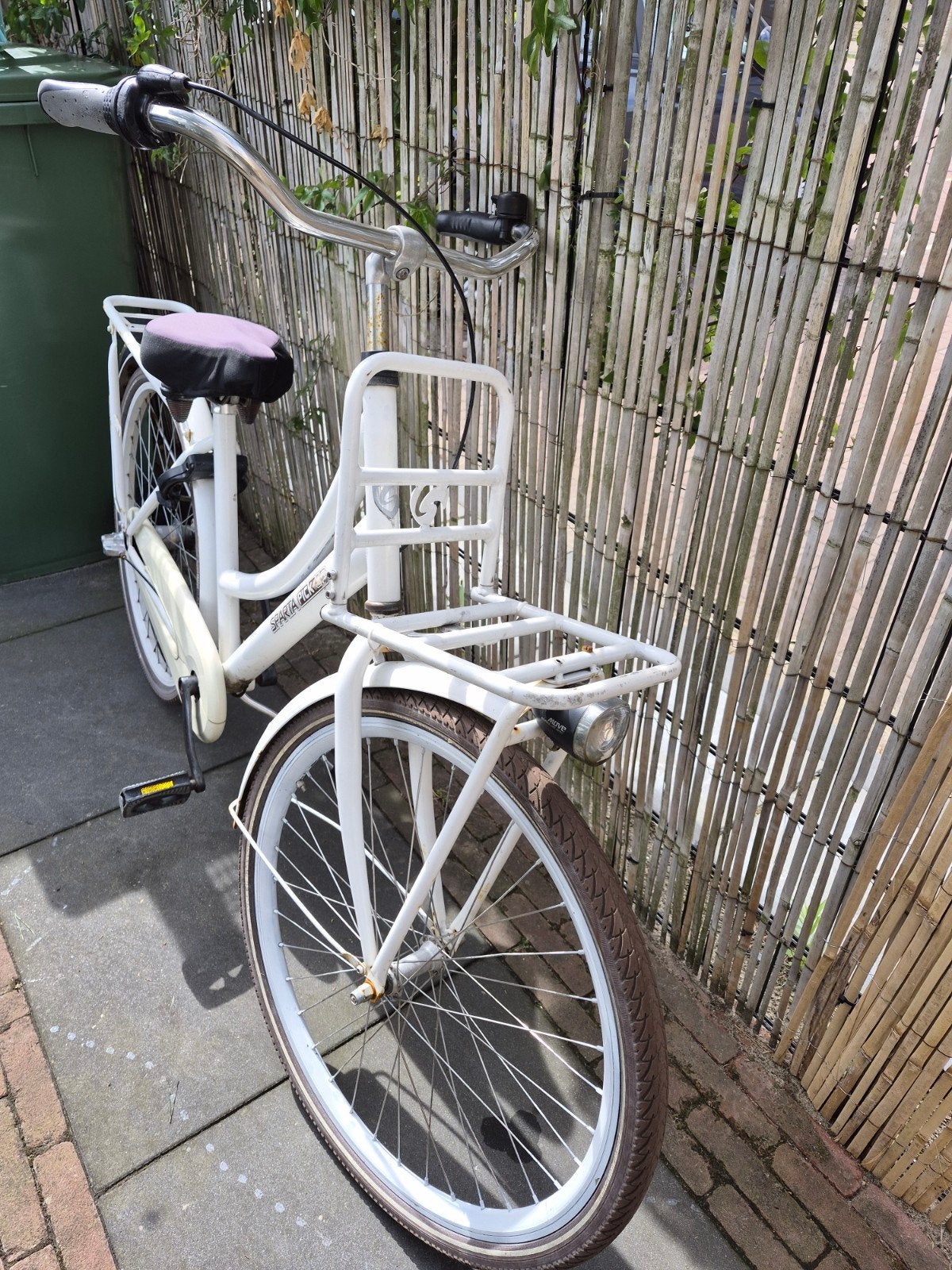 Stevige kinderfiets 26 inch met versnelling en transportrek, Ophalen, Terugtraprem, Sparta, Gebruikt