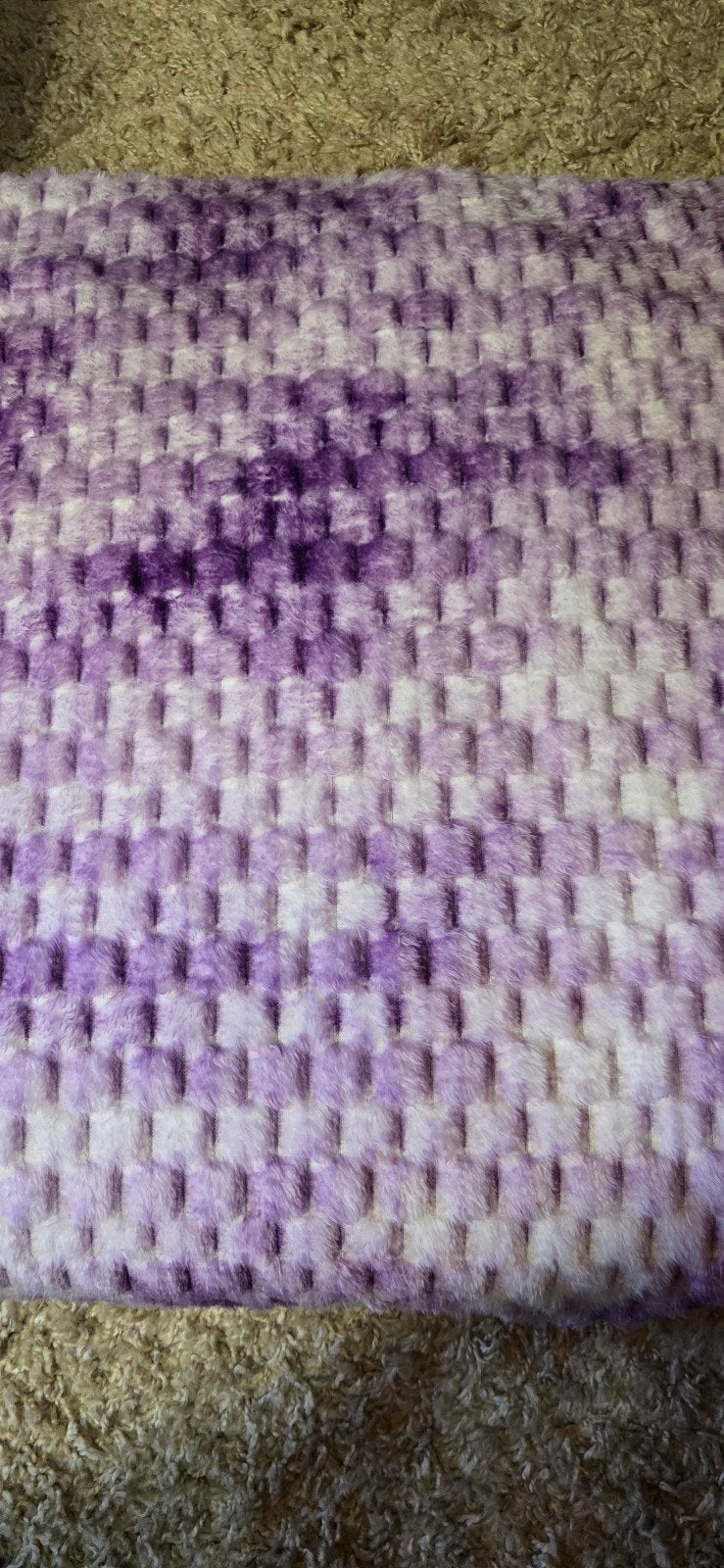 fluffie sprei 200x200 cm, Ophalen of Verzenden, Zo goed als nieuw