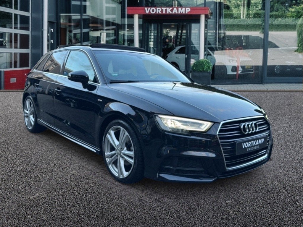 Audi A3 1.0 TFSI S-TRONIC S-LINE PANO-DAK/NAVI/CRUISE/PDC, Auto's, Audi, Gebruikt, Met garantie (alle), 116 pk, Zwart