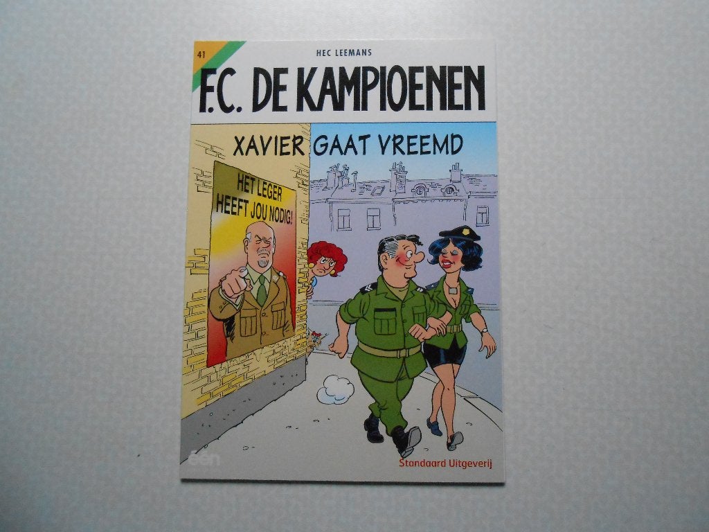 F.C. De kampioenen 41 Xavier gaat vreemd 2006 1ste druk., Eén stripboek, Nieuw, Hec Leemans, Ophalen of Verzenden