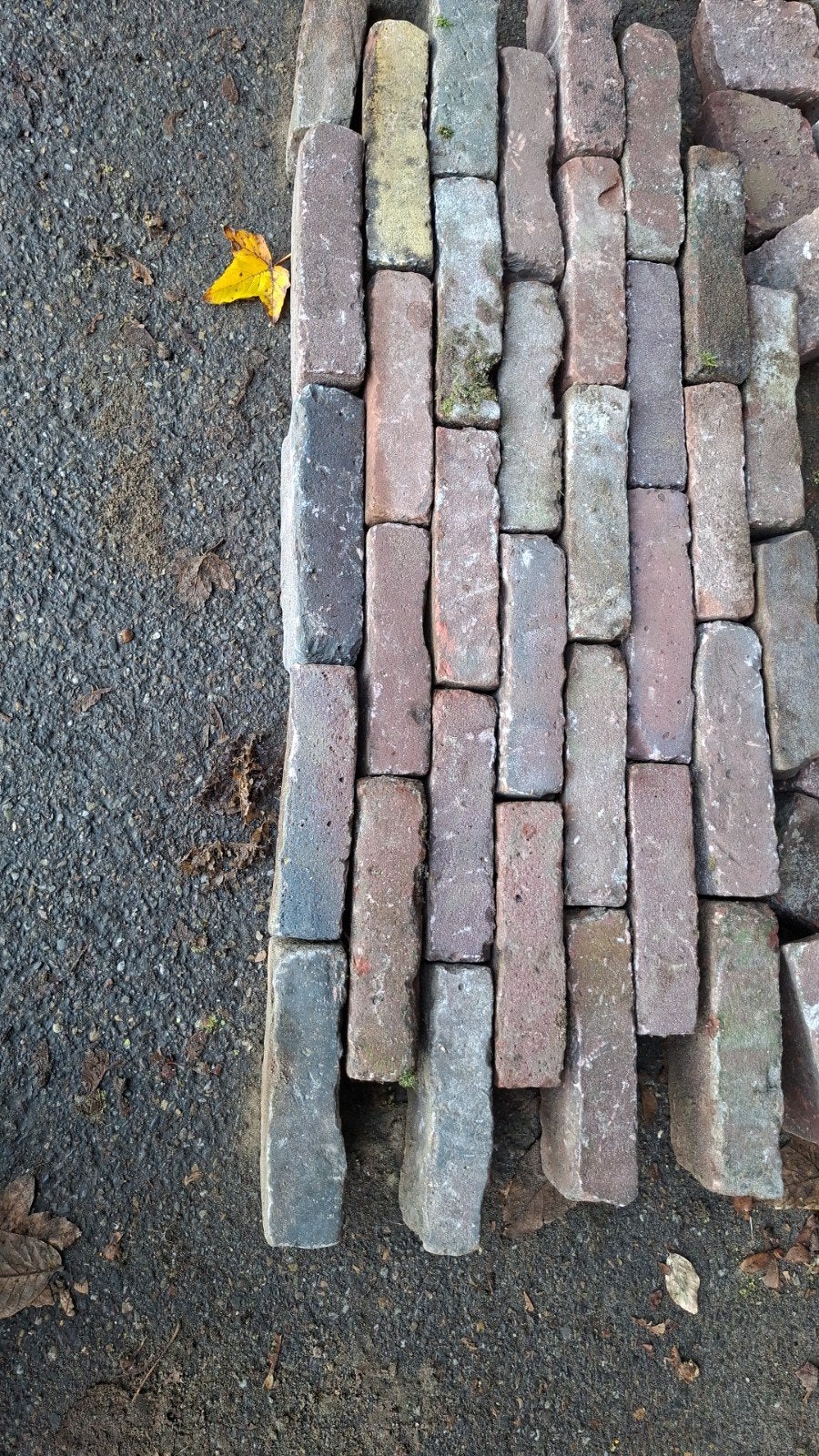 oude gebakken waaltjes 50m2, Tuin en Terras, Ophalen, Gebruikt, Keramiek, Klinkers