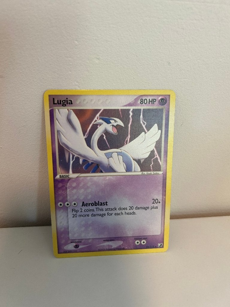 Pokémon Lugia 29/115 EX Unseen Forces 2005, Ophalen of Verzenden, Zo goed als nieuw, Losse kaart