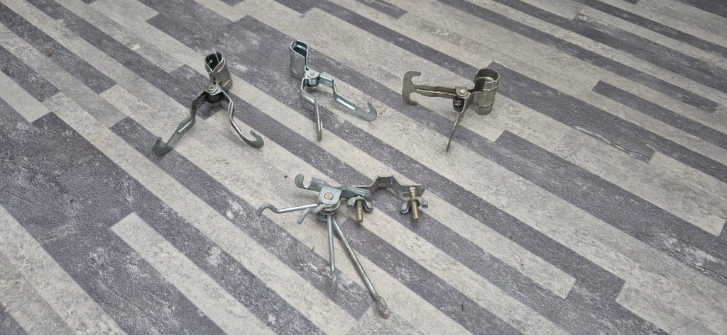 Set klemkleerhaken tentstok, Ophalen, Gebruikt