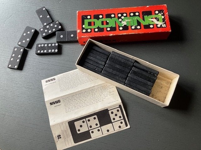 Vintage domino spel van Jumbo € 15,00, Ophalen of Verzenden, Gebruikt, Jumbo