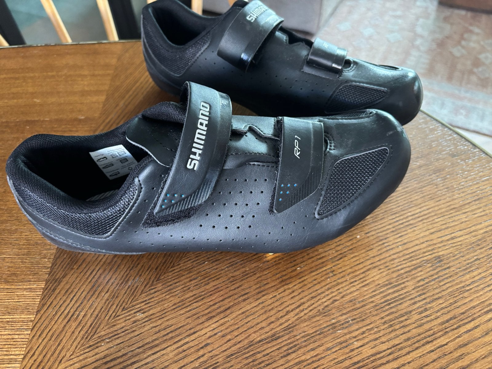 Shimano RP1 Fietsschoenen Maat 45, Fietsen en Brommers, Fietsaccessoires | Fietskleding, Ophalen, Gebruikt, Heren, Schoenen