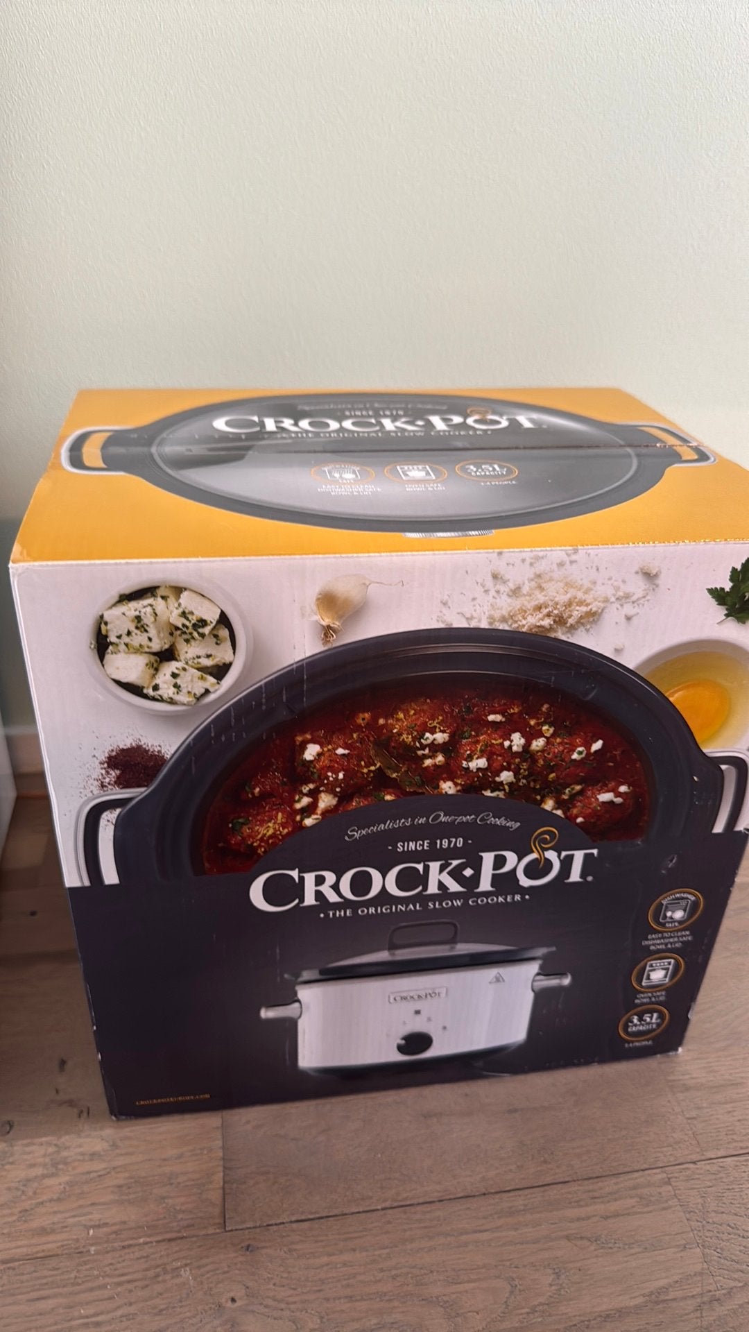 Crockpot slow cooker 3.5L, Ophalen, Nieuw