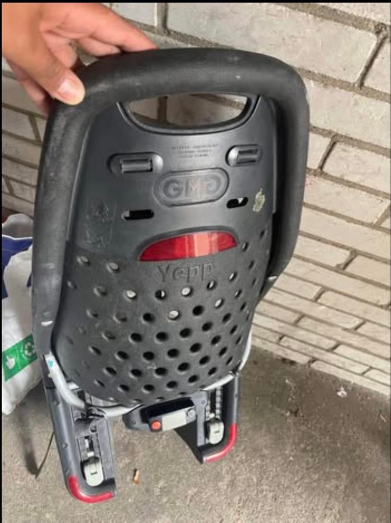 GMG Yepp Achterzitje - Comfortabel en Veilig, Achterzitje, 9 t/m 18 kg, Ophalen of Verzenden, Gebruikt