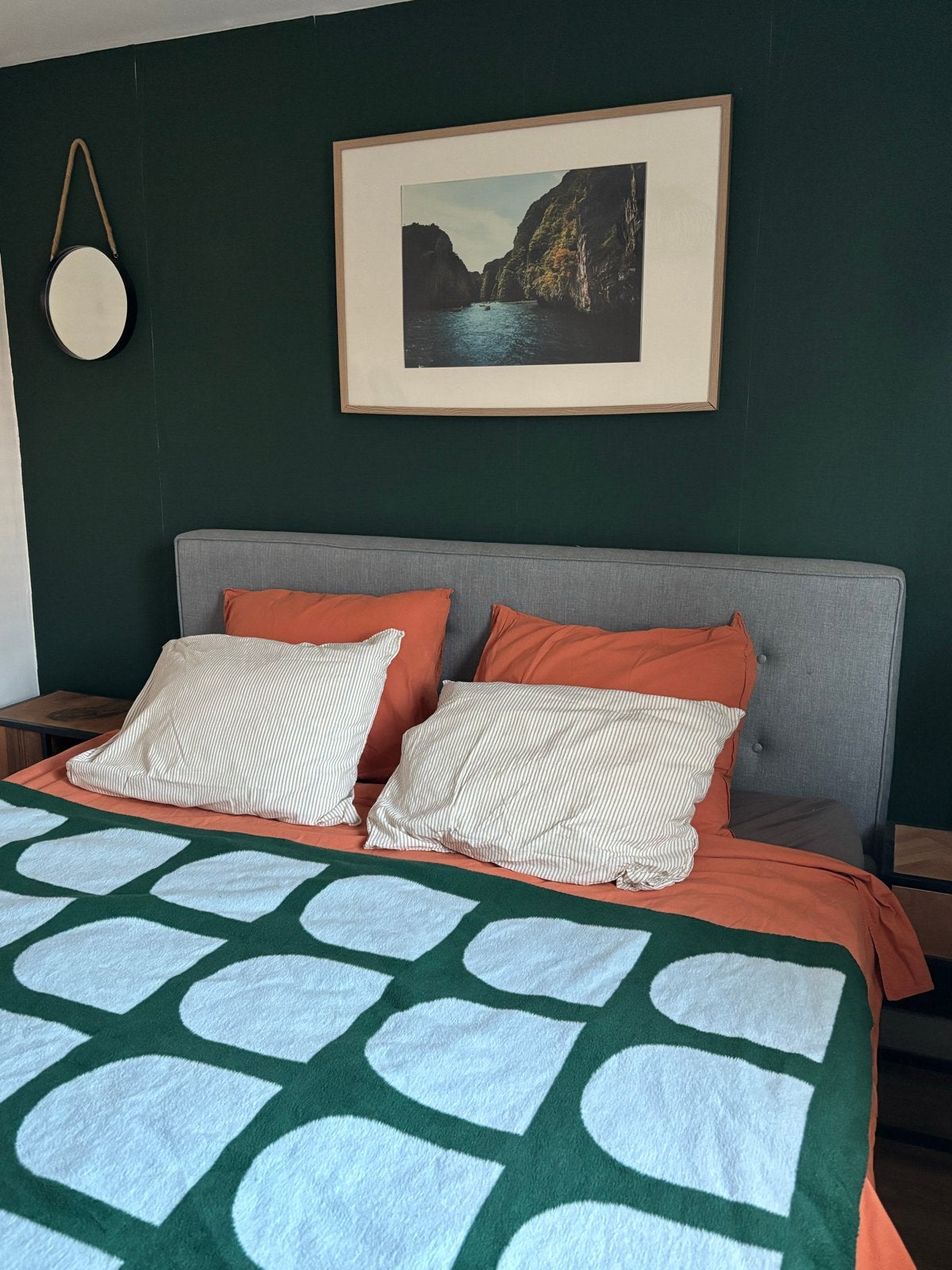 Boxspring 180x200 cm met Emma Diamond topper, Ophalen, Gebruikt, Tweepersoons, 180 cm
