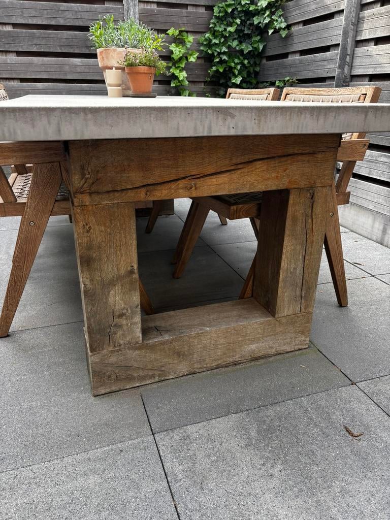 Eiken houten tafelpoten, Ophalen